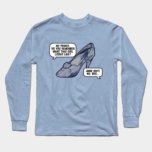 Cinderella's Shoe Long Sleeve T-Shirt by EMthatwonders